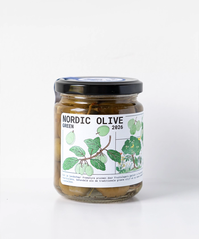 Nordic Olive Plum Fruitslagers – premature plums prepared like green olives