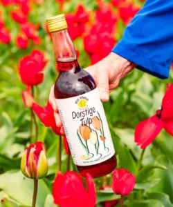 Dorstige Tulp van Roze Bunker – organic tulip syrup from Dutch tulips