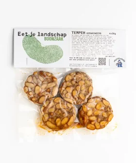 Boonzaak Tempeh Gemarineerd – gemarineerde tempeh van Nederlandse oude bonensoorten
