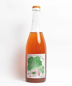 Cul Sec Souris sous la Rhubarbe – droog en bruisend alcoholvrij alternatief voor rosé wijn